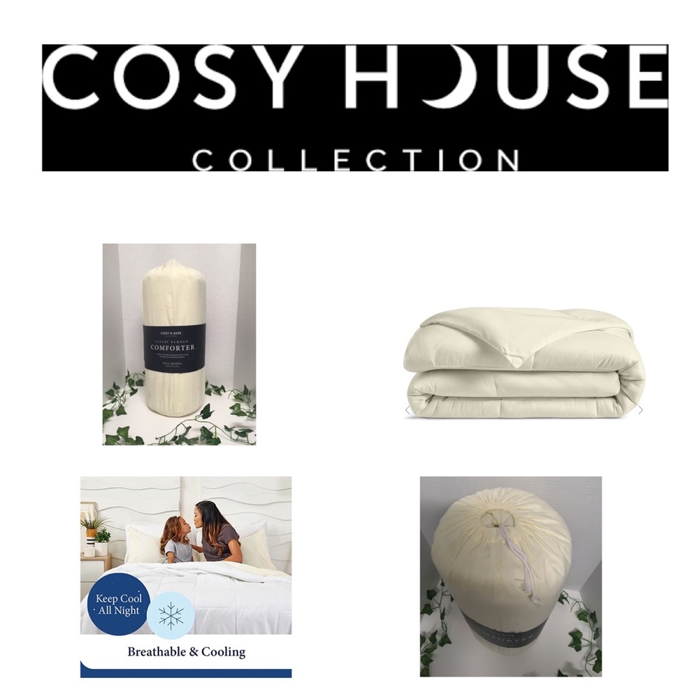 Comforter Cosy House Luxury Bamboo QUEEN / FULL Hypoallergenic Down Alternative